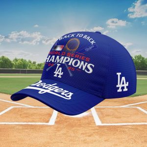 Dodgers Back To Back World Series 2025 Champions Cap
