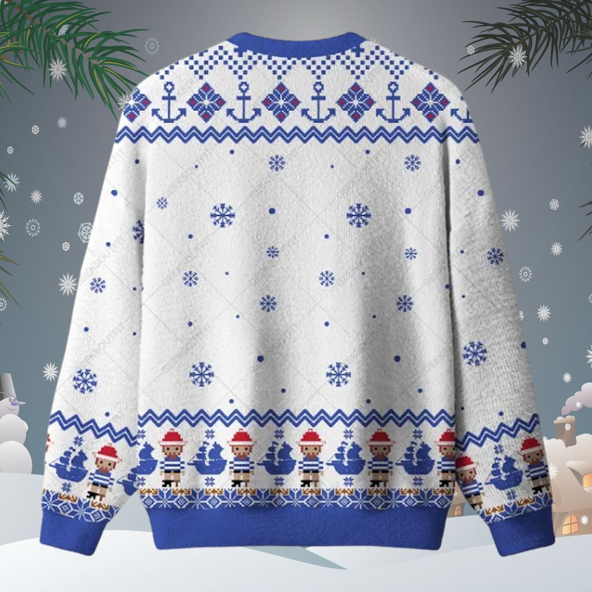 Luca Brasi Sleep With The Fishes Ugly Christmas Sweater Luca Brasi Sleep With The Fishes Ugly Christmas Sweater