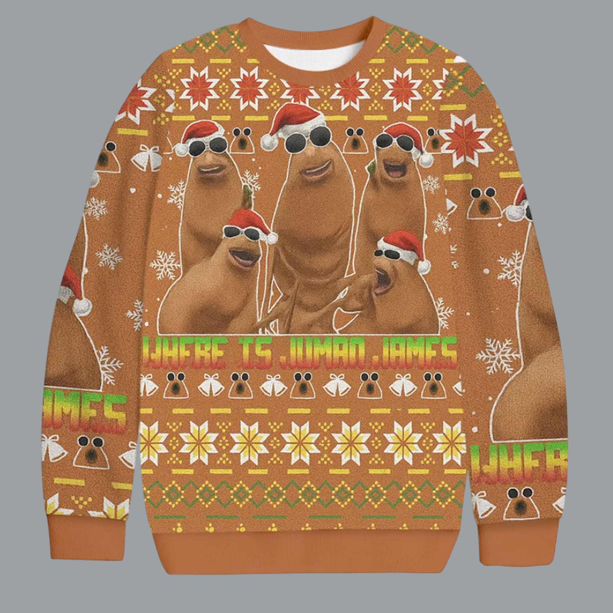 Marcus The Worm Christmas Ugly Sweater Marcus The Worm Christmas Ugly Sweater