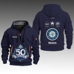 Mariners Celebrate 50th Season 1977 2026 Quarter Zip Hoodie
