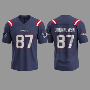 Patriots X Rob Gronkowski 87 Football Jersey 1 Patriots X Rob Gronkowski 87 Football Jersey 1