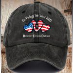 On Fridays We Wear Red Remember Everyone Deployed Hat