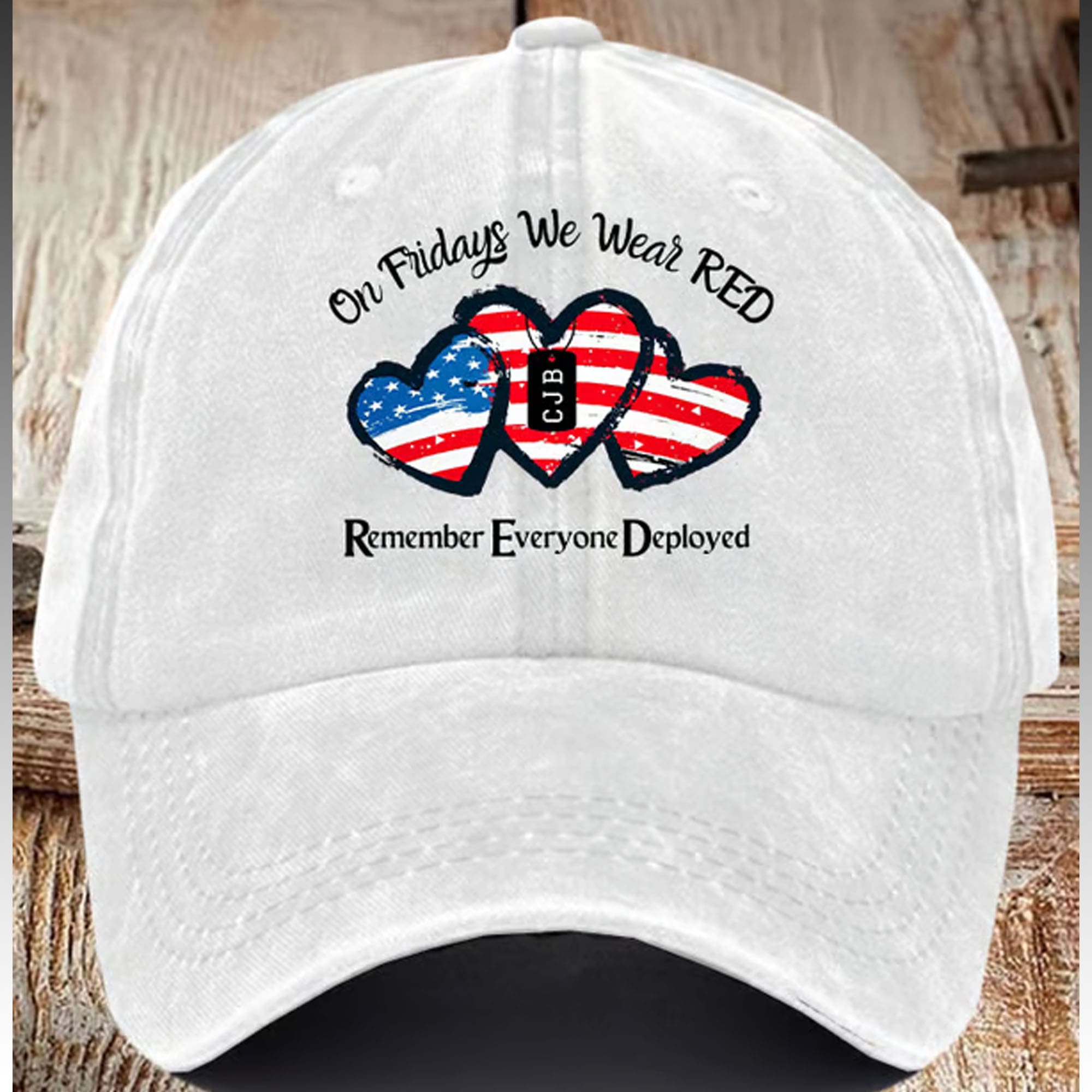 On Fridays We Wear Red Remember Everyone Deployed Hat On Fridays We Wear Red Remember Everyone Deployed Hat