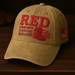 RED Remember Everyone Deployed Veteran Hat