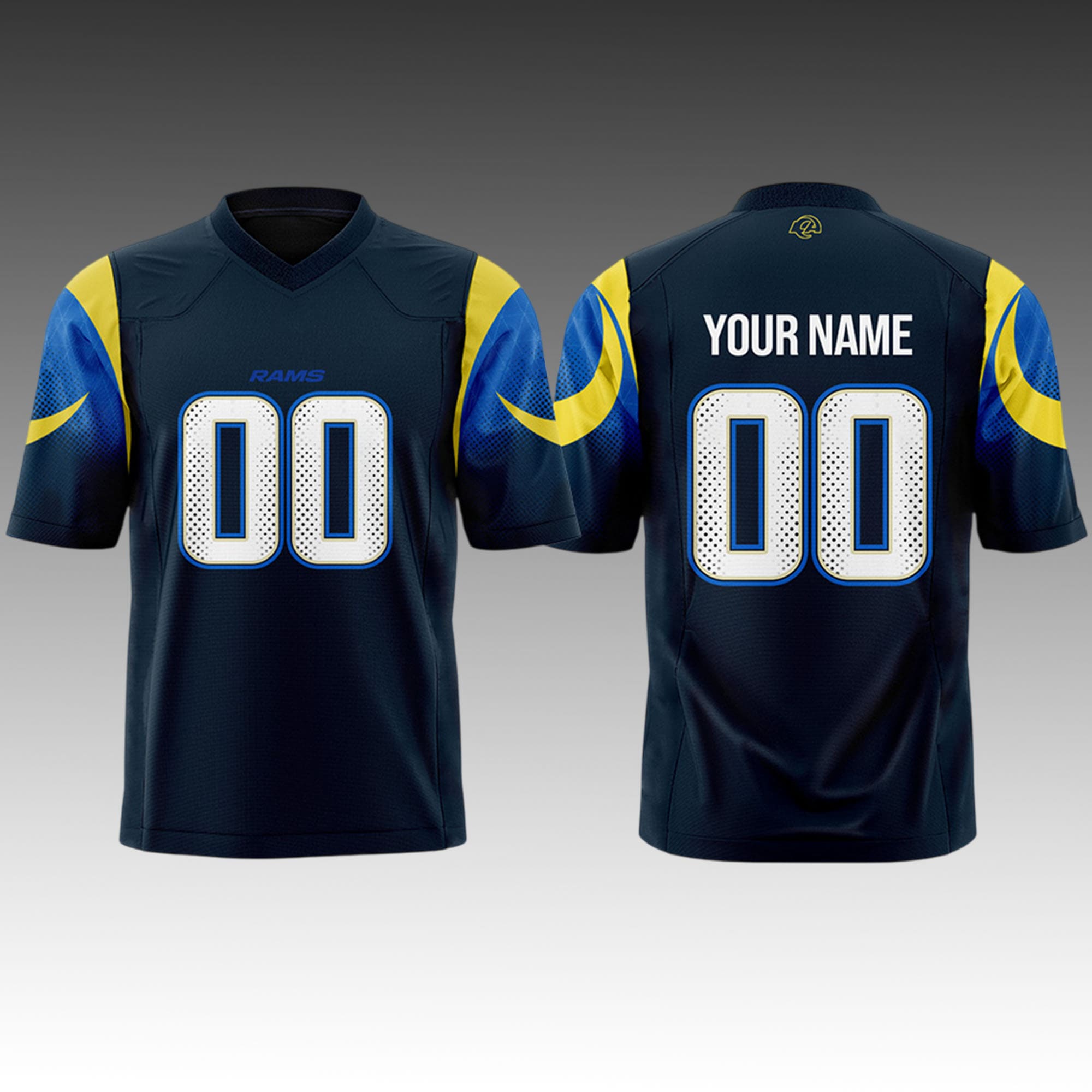 Rams Rivalries Mid Night Mod 2025 Football Jersey Rams Rivalries Mid Night Mod 2025 Football Jersey