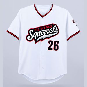 Richmond Flying 2026 Squirrels Evoshield Home Jersey