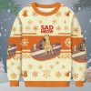 Sad Meow Smoking Cat Christmas Ugly Sweater