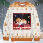 Tylenol Consumer Cat Christmas Ugly Sweater