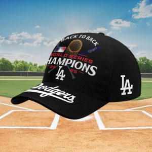 Dodgers Back To Back World Series 2025 Champions Cap