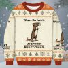 Where The Fuck Is My Spoon Christmas Ugly Sweater