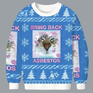 Bring Back Asbestos Ugly Christmas Sweater 1 Bring Back Asbestos Ugly Christmas Sweater