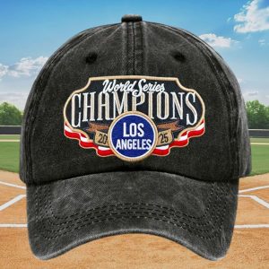 Dodgers 2025 World Series Champions Baseball Cap