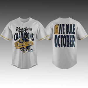 Dodgers 2025 World Series We Rule October Champions Jersey 1 Dodgers 2025 World Series We Rule October Champions Jersey