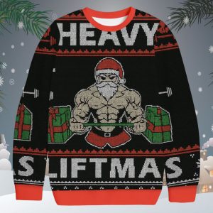 Heavy Liftmas Christmas Ugly Sweater