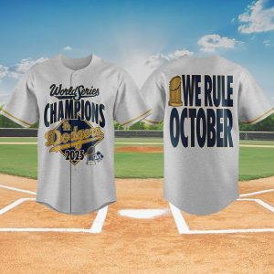 Dodgers 2025 World Series We Rule October Champions Jersey