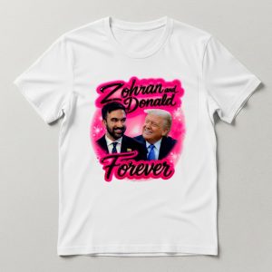 Zohran and Donald Forever Airbrush Shirt