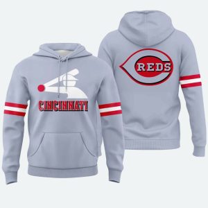 2025 Reds Baseball Stickman Hoodie