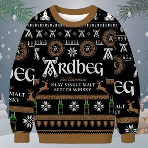 Ardbeg The Ultimate Islay Single Malt Scotch Whisky Ugly Christmas Sweater