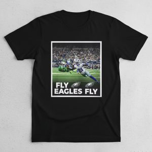 DeVonta Smith Touchdown Fly Eagles Fly Shirt