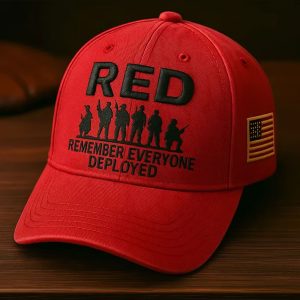RED Remember Everyone Deployed Military Hat