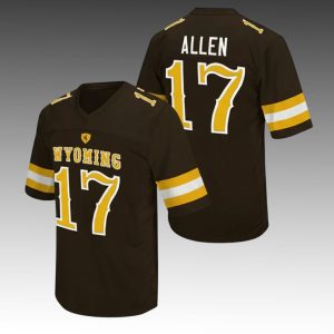Wyoming Cowboys Josh Allen Football Jersey