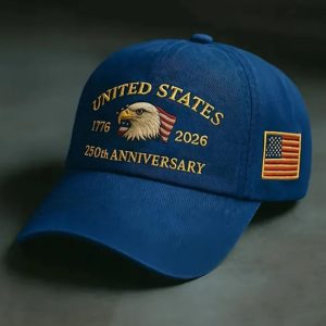 United States 250th Anniversary 1776 2026 Patriotic Eagle Hat