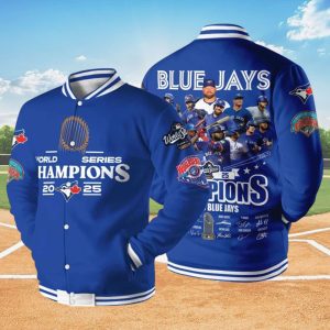 2025 Blue Jays World Series Champions Baseball Jacket