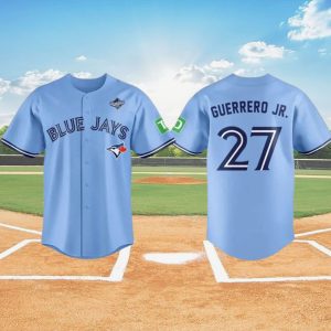 Guerrero Jr Blue Jays 2025 World Series Baseball Jersey