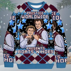 Prestige Worldwide Presents Boats N Hoes Christmas Ugly Sweater