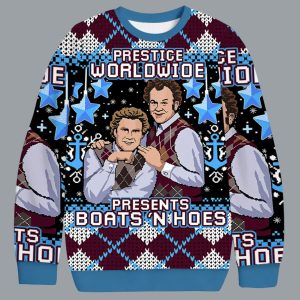 Prestige Worldwide Presents Boats N Hoes Christmas Ugly Sweater 1 Prestige Worldwide Presents Boats N Hoes Christmas Ugly Sweater