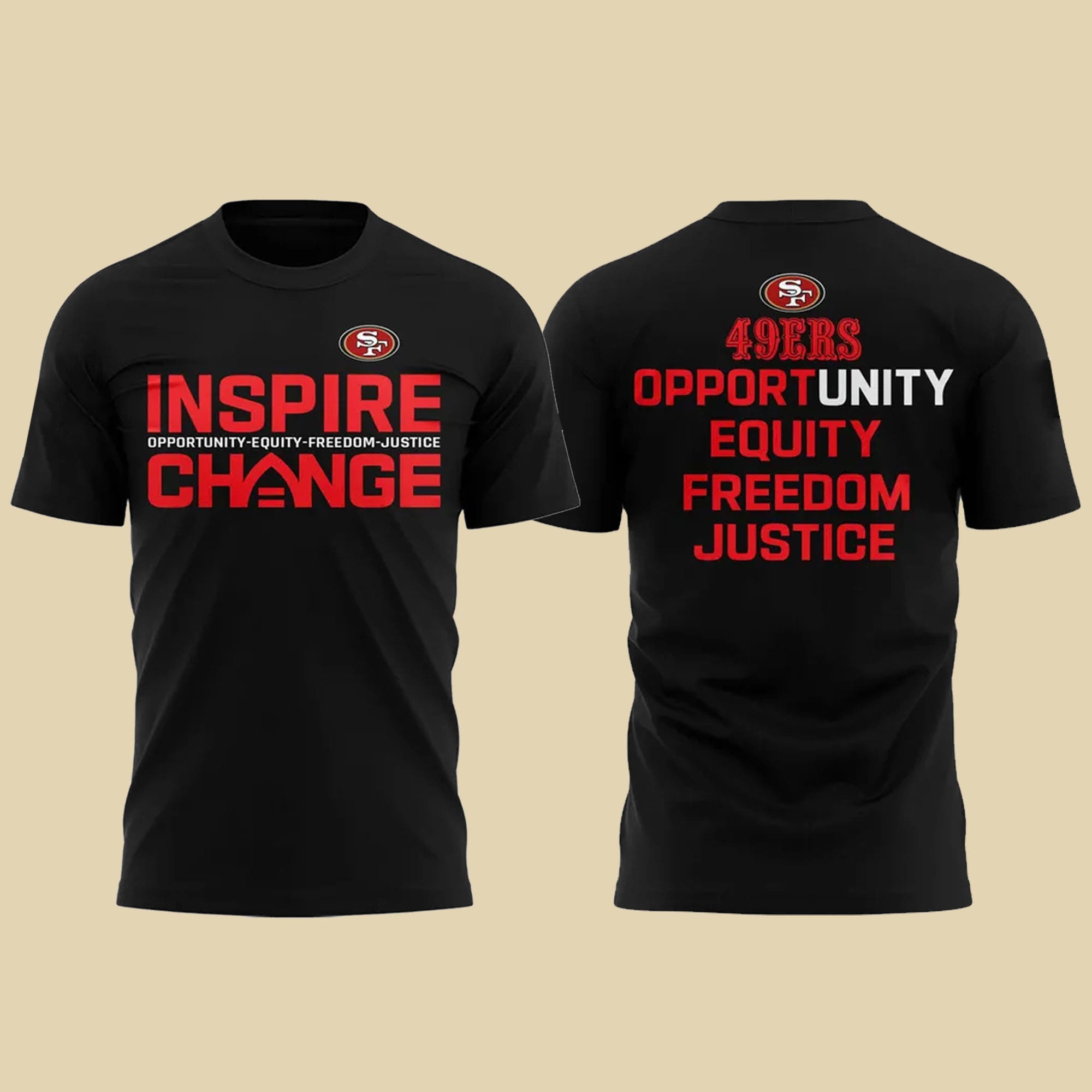 2025 49ers Inspire Change Shirt 2025 49ers Inspire Change Shirt