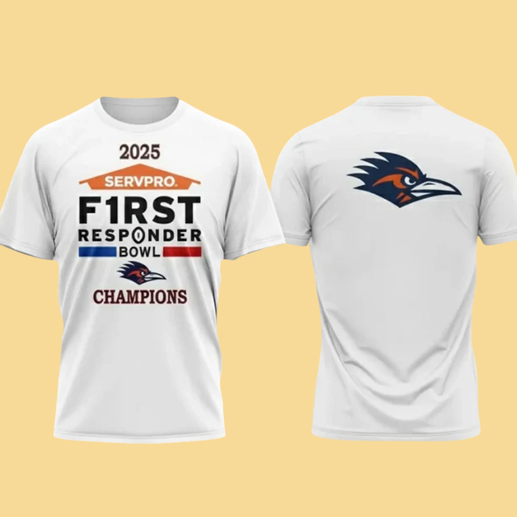 2025 UTSA Roadrunners Servpro First Responder Bowl Champions Hoodie 2025 UTSA Roadrunners Servpro First Responder Bowl Champions Hoodie