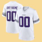 2025 Vikings Winter White Out Football Jersey