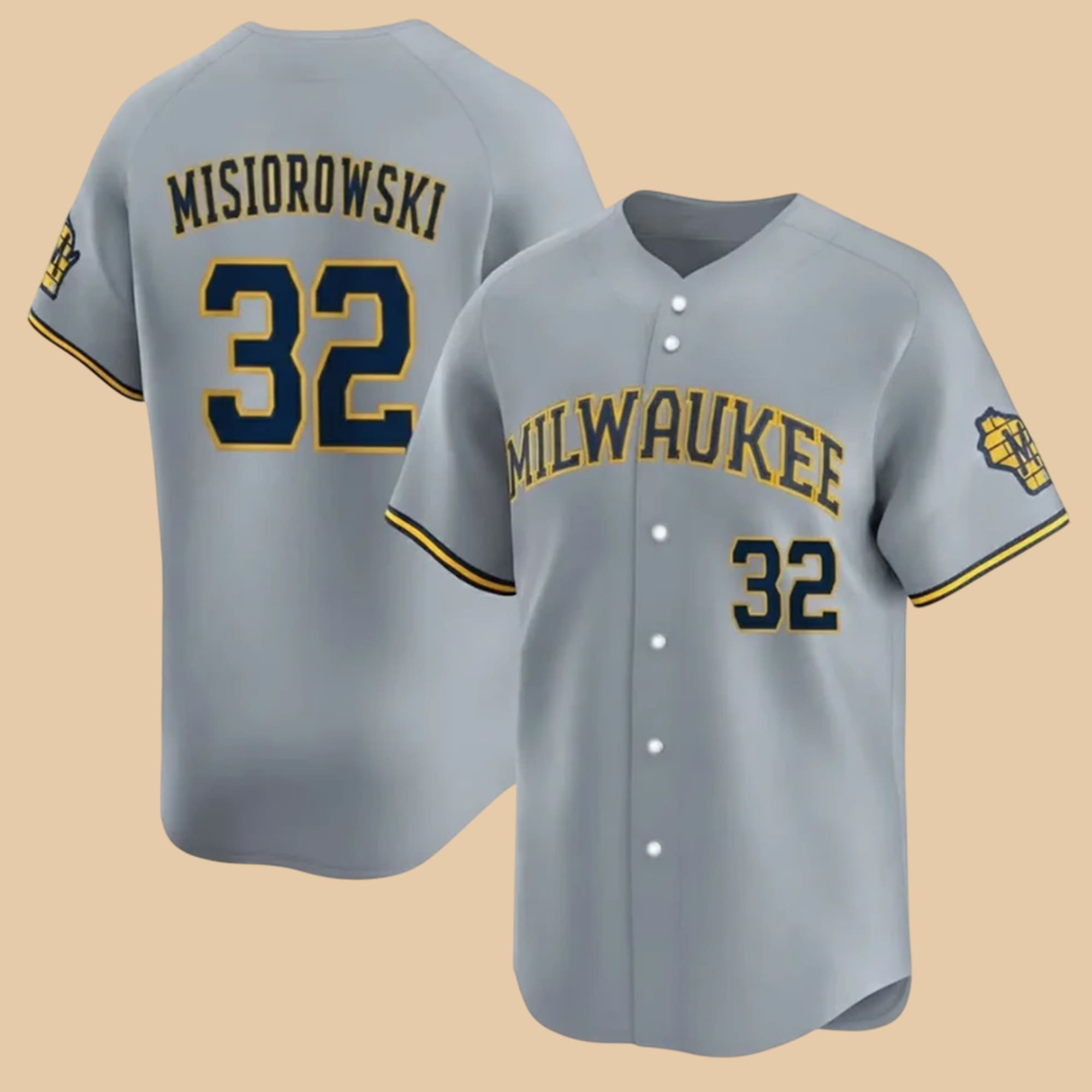 2026 Milwaukee Brewers Powder Blue Road Jersey 2026 Milwaukee Brewers Powder Blue Road Jersey