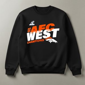 Denver Broncos 2025 AFC West Division Champions Conquer Shirt 1