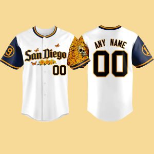 San Diego Padres City Connect Día De Los Muertos 1990 Jersey