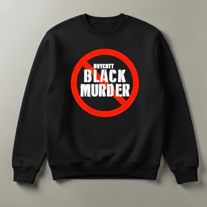 Mysonne Linen Boycott Black Murder Shirt 1 Mysonne Linen Boycott Black Murder Shirt 1