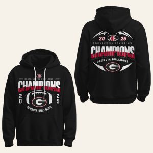 2025 Georgia Football SEC Conference Champions Hoodie