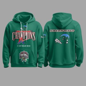 2025 Tulane Football American Conference Champions Hoodie