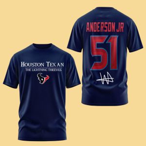 Houston Texans Will Anderson Jr 51 Lightning Thieves Hoodie 1