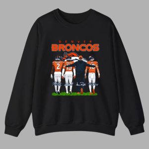 Broncos Coach With Players Back View Shirt 1 Broncos Coach With Players Back View Shirt 1