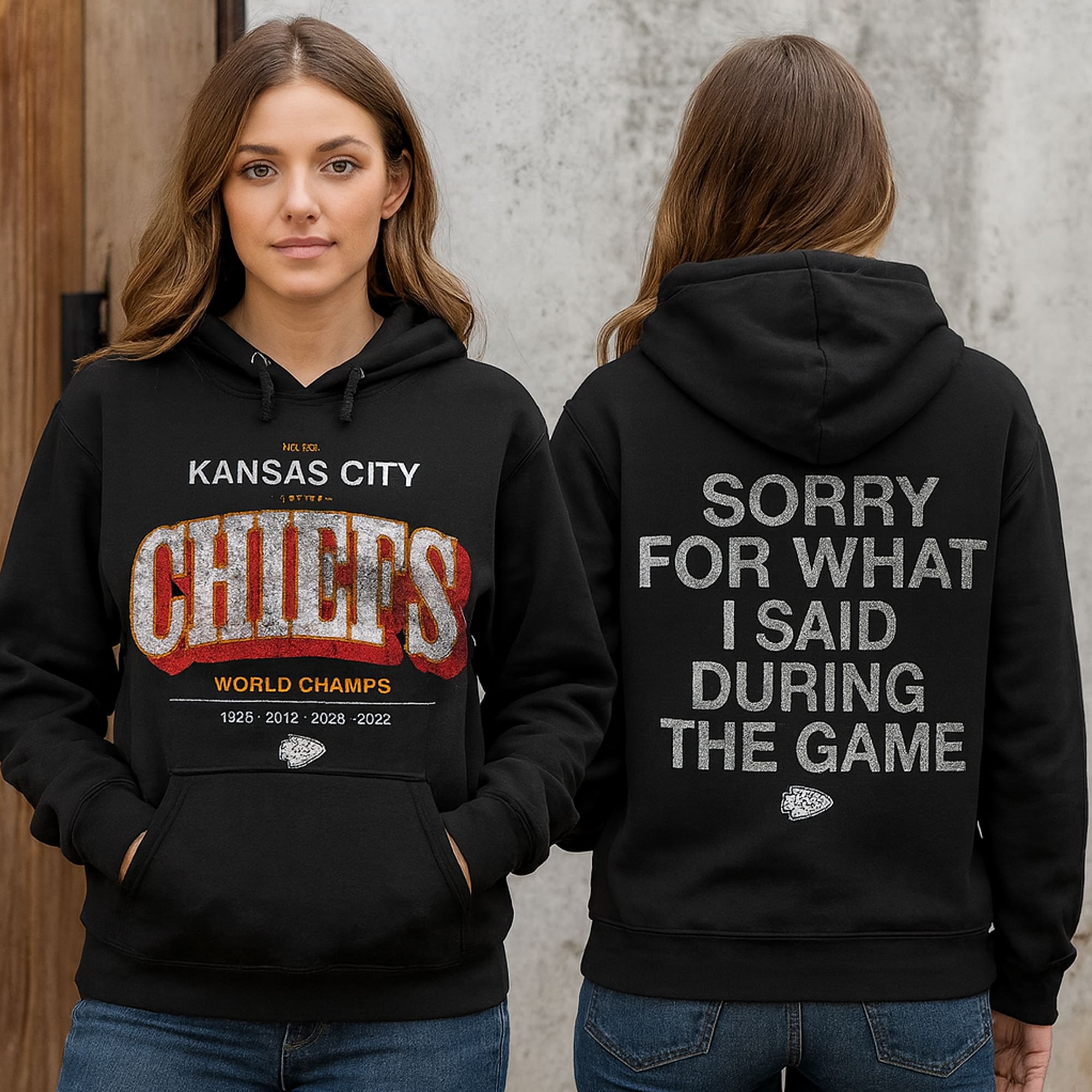 Brittany Mahomes Chiefs Sorry For What I Said During The Game Hoodie Brittany Mahomes Chiefs Sorry For What I Said During The Game Hoodie