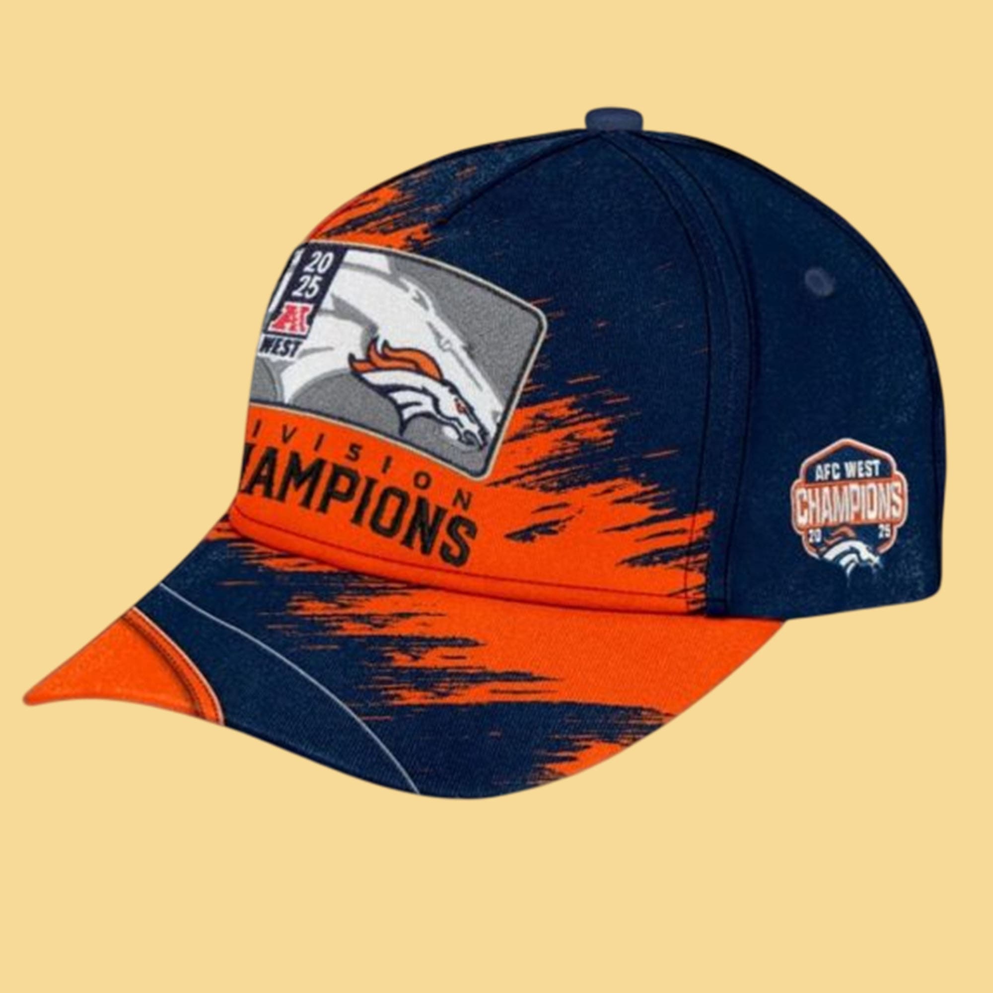 Broncos 2025 AFC West Champions Classic Cap Broncos 2025 AFC West Champions Classic Cap