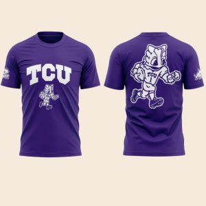TCU Football SuperFrog 2025 Two Sided Shirt