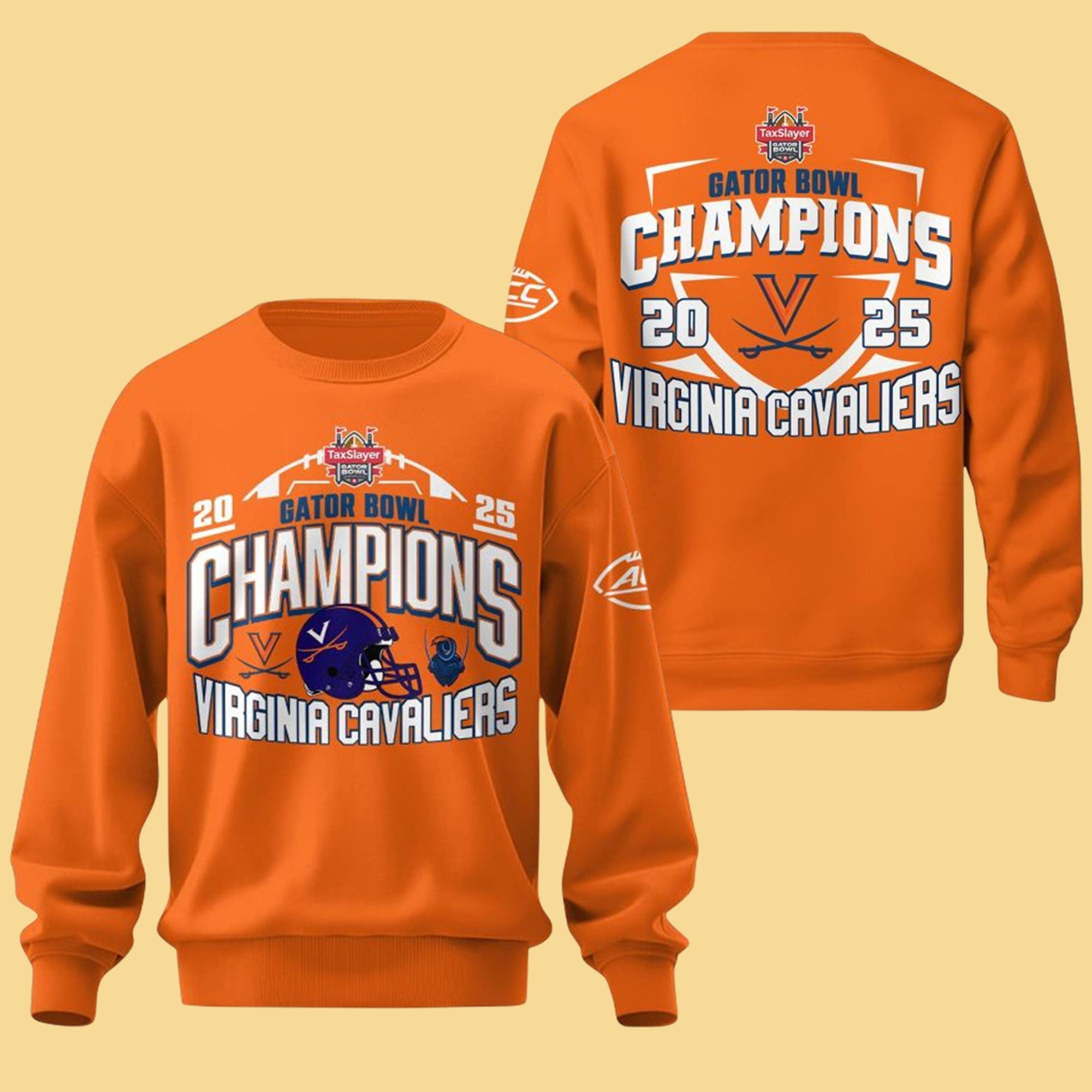 Cavaliers 2025 TaxSlayer Gator Bowl Champions Shirt Cavaliers 2025 TaxSlayer Gator Bowl Champions Shirt