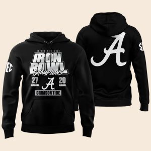 Alabama Crimson Tide Iron Bowl Champions 2025 Hoodie