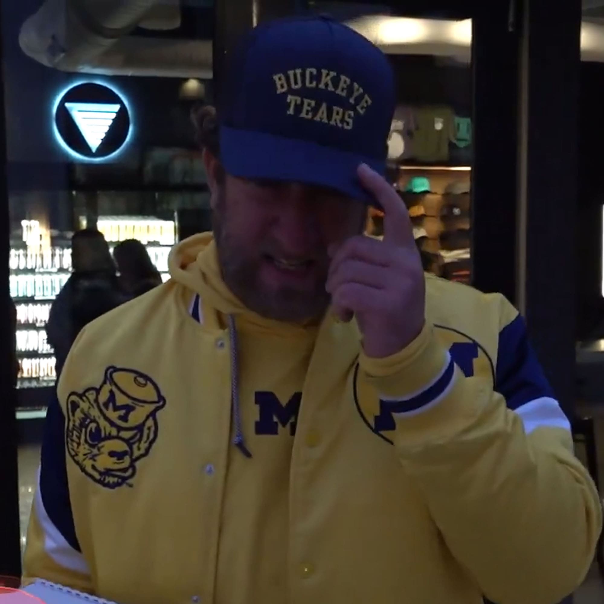 Dave Portnoy Buckeye Tears Hat 1 Dave Portnoy Buckeye Tears Hat 1