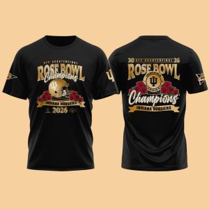 Indiana Hoosiers Rose Bowl Game Champions 2026 Shirt