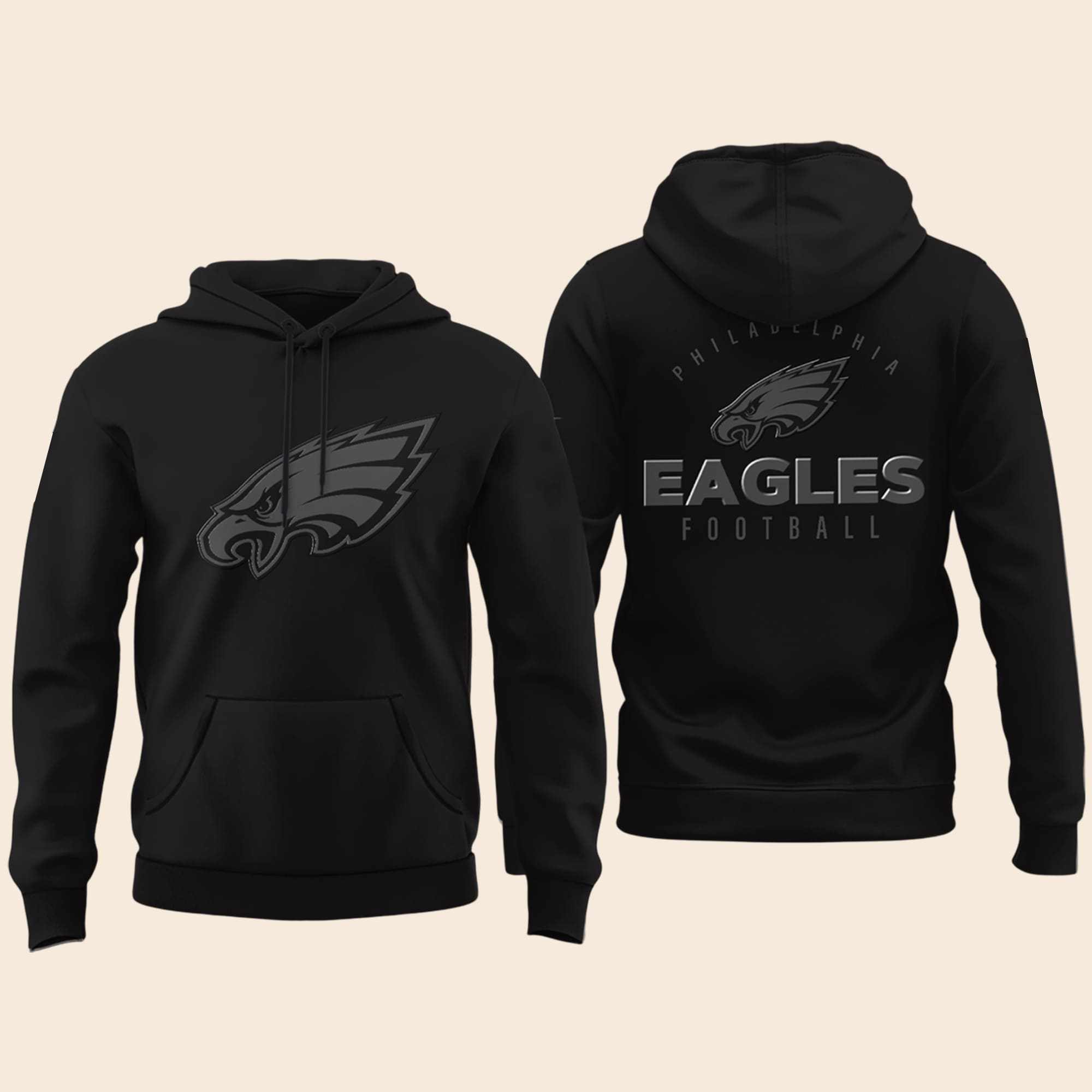 Eagles 2025 Back In Black Football Shirt Eagles 2025 Back In Black Football Shirt