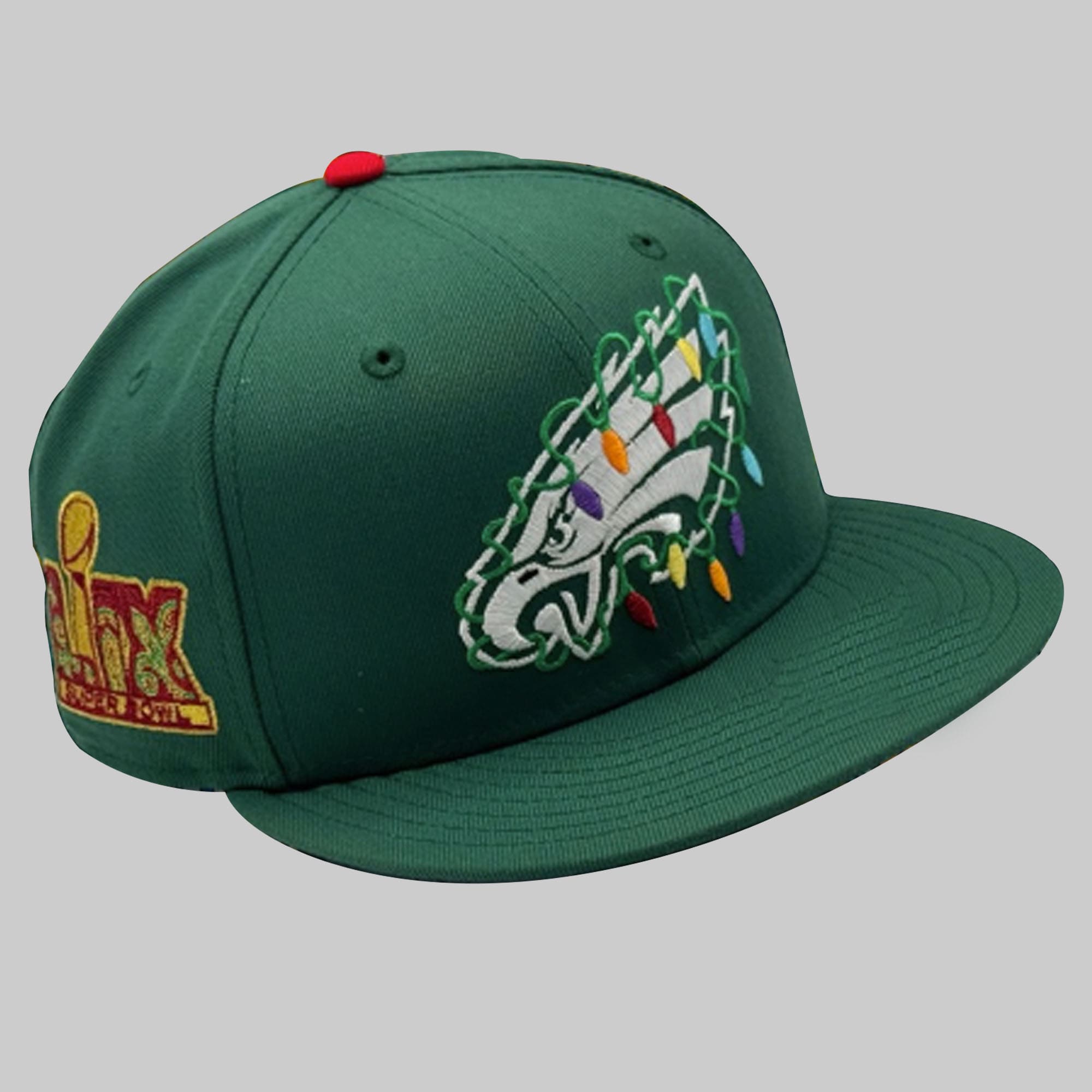Eagles Christmas Lights Snapback Hat Eagles Christmas Lights Snapback Hat